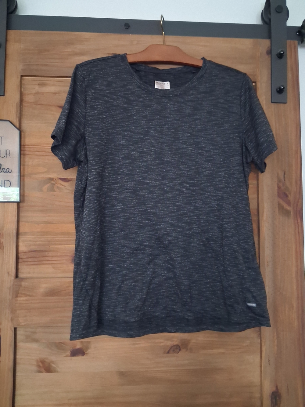 Mondetta Charcoal Heather Short Sleeve Tee